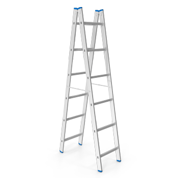 Renovierung mit einer Leiter