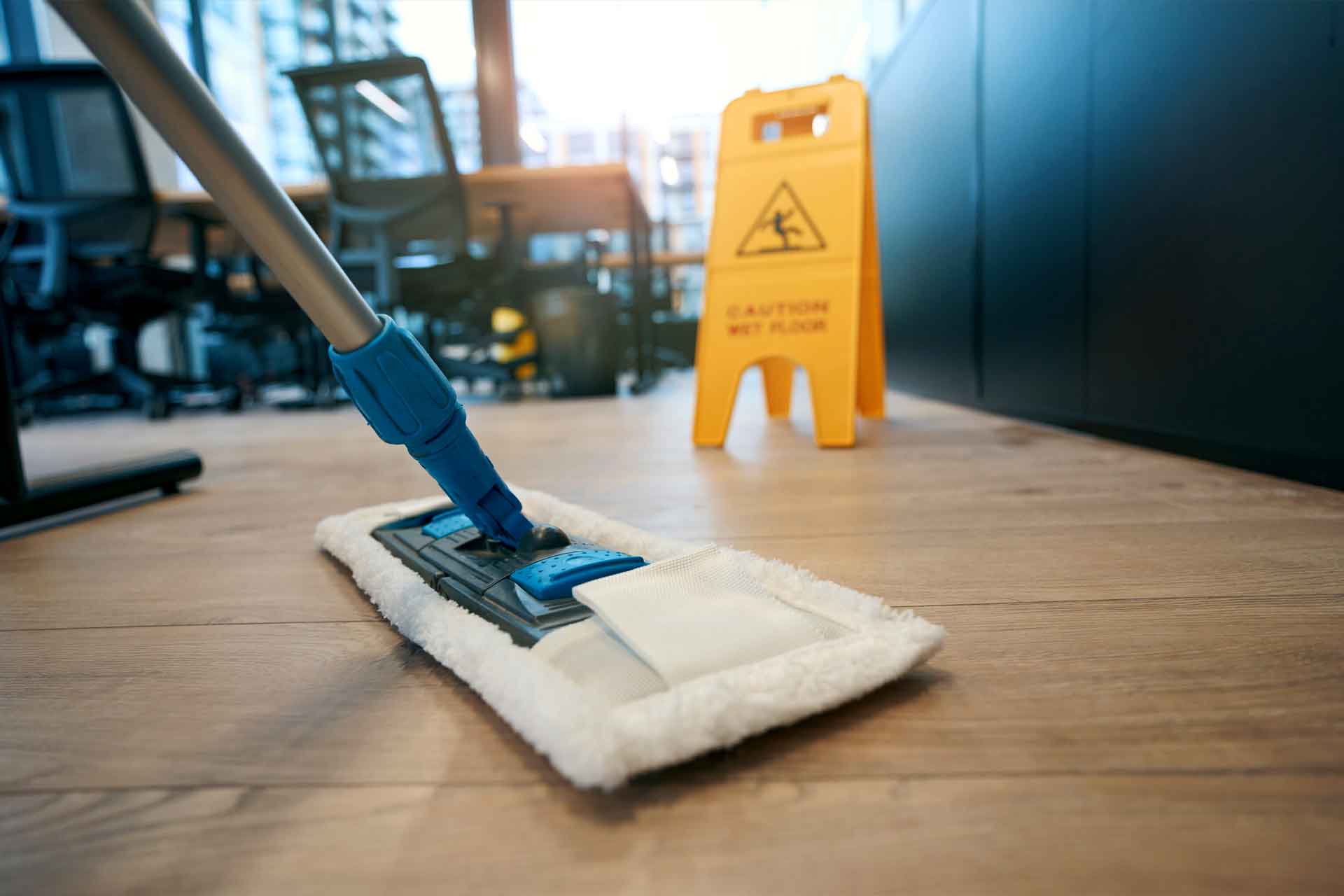 Professionelle Büroreinigung von Haus und Garten